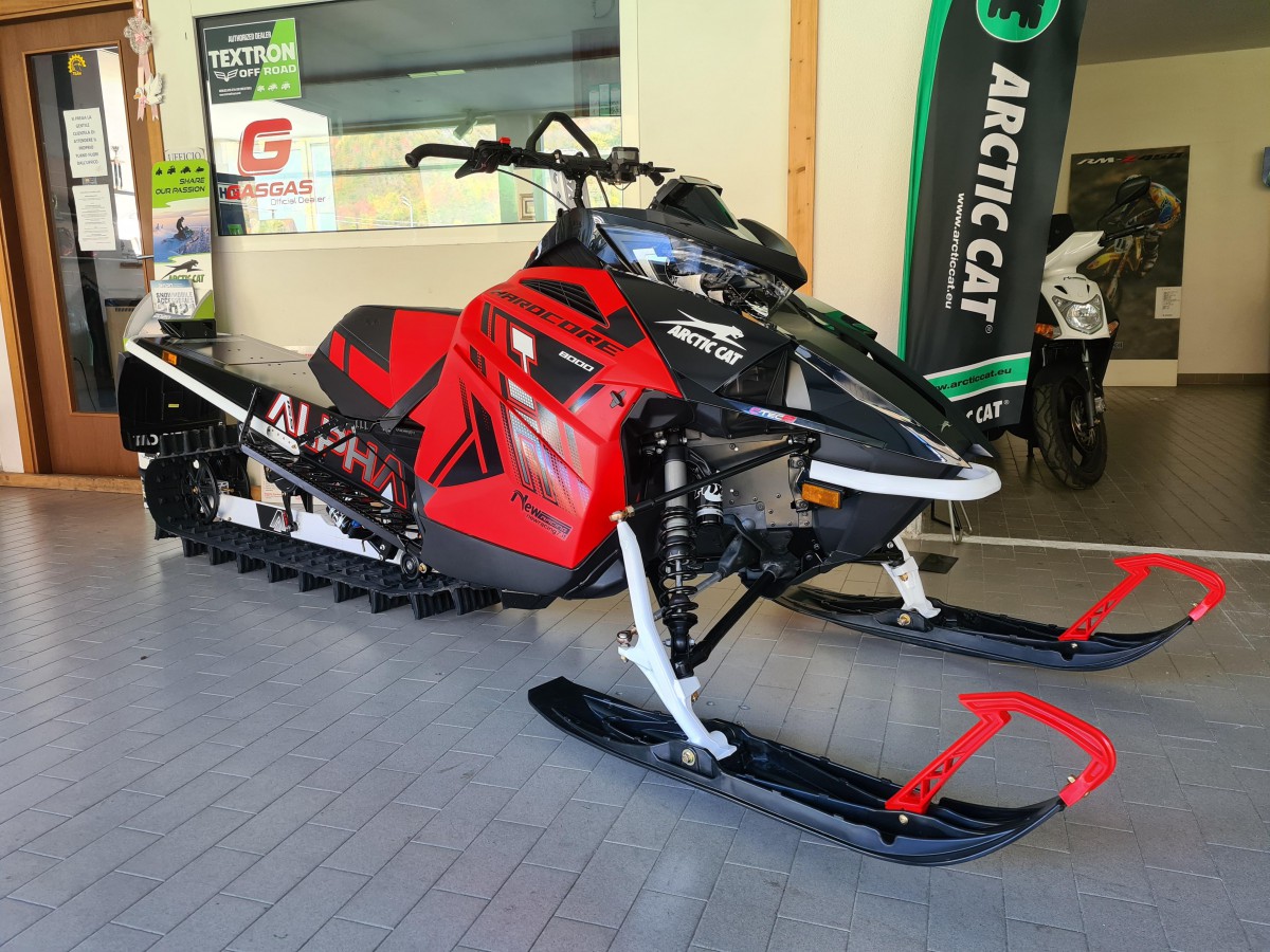 MOTOSLITTA ARCTIC CAT M 8000 165" HARDCORE ALPHA ONE RED 2021