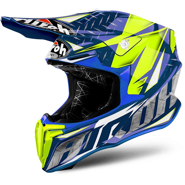 CASCO AIROH TWIST IRON BLUE GLOSS L - Accessori - Shop - New Racing